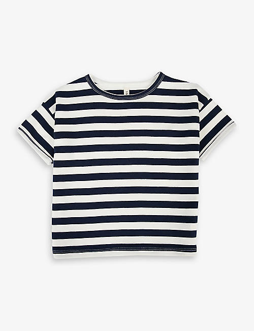 ORGANIC ZOO: Sailor striped organic-cotton T-shirt 0 months-4 years