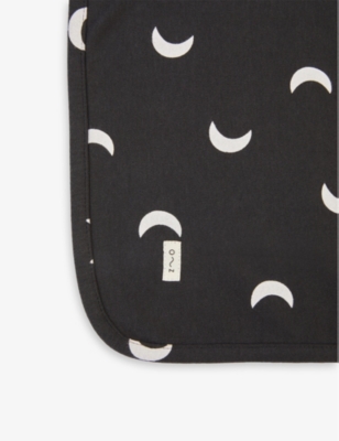 ORGANIC ZOO: Graphic-print organic-cotton reversible blanket