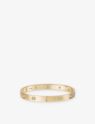 Cartier gold and diamond on sale bracelet