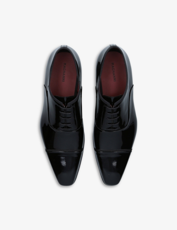 Jadiel patent-leather Oxford shoes