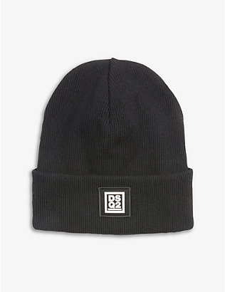 DSQUARED2: Brand-patch wool-knit hat