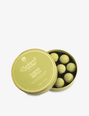 CHARBONNEL ET WALKER: Pistachio white chocolate truffles 115g