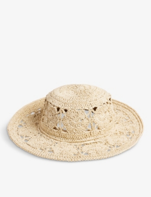 Ted BAKER Haris Floral Cut-Out Rafia
Hat Pack with me for a trip to Ibiza, staying at Casa Del  main image 4