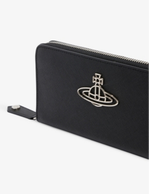 VIVIENNE WESTWOOD Orb logo-embellished leather wallet