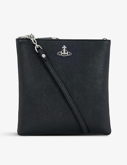 VIVIENNE WESTWOOD: Squire faux-leather cross-body bag