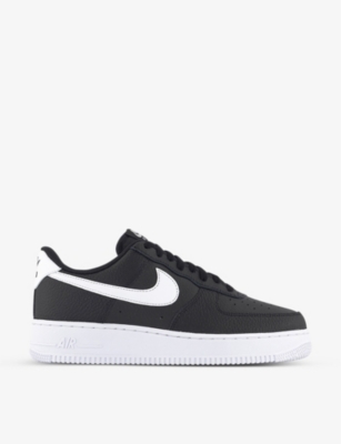 Buty męskie Nike Air Force 1 '07 Low White Black Pebbled - CT2302