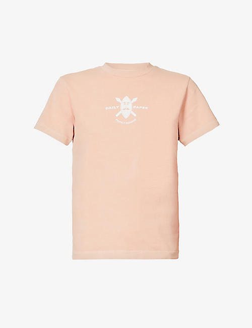 DAILY PAPER: Palma brand-print organic-cotton T-shirt