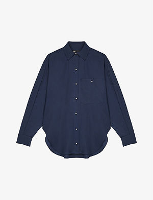 MAJE - Cotik patterned cotton shirt | Selfridges.com