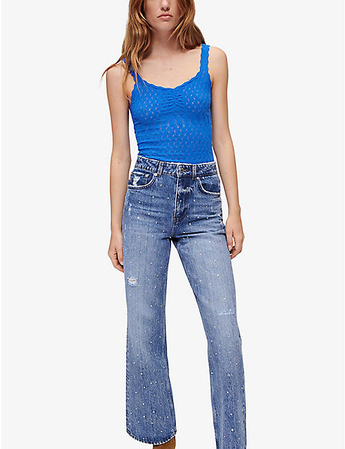 Revolve Women Clothing Tops Camisoles Isla Top in Blue. 