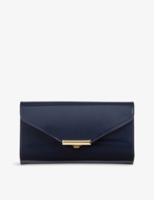 LK BENNETT: Lucy patent leather clutch