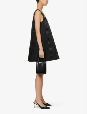 PRADA Logo-embellished leather cross-body bag