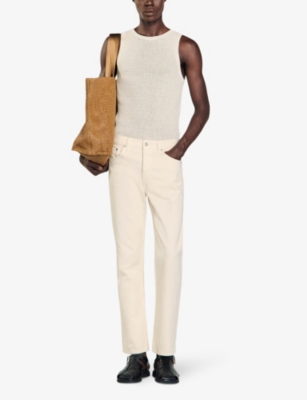 SANDRO: Straight-leg cotton jeans