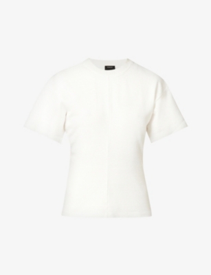 Proenza Schouler Rear Cut-out Detail T-shirt In White