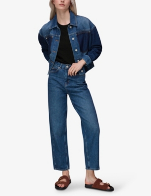 WHISTLES: Rosa double-trim cotton T-shirt