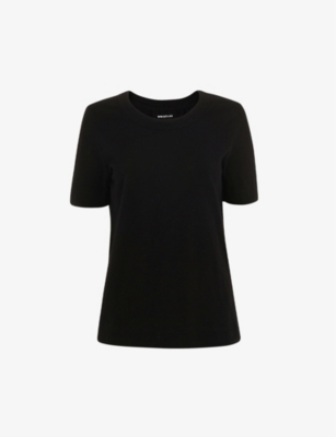 WHISTLES: Rosa double-trim cotton T-shirt