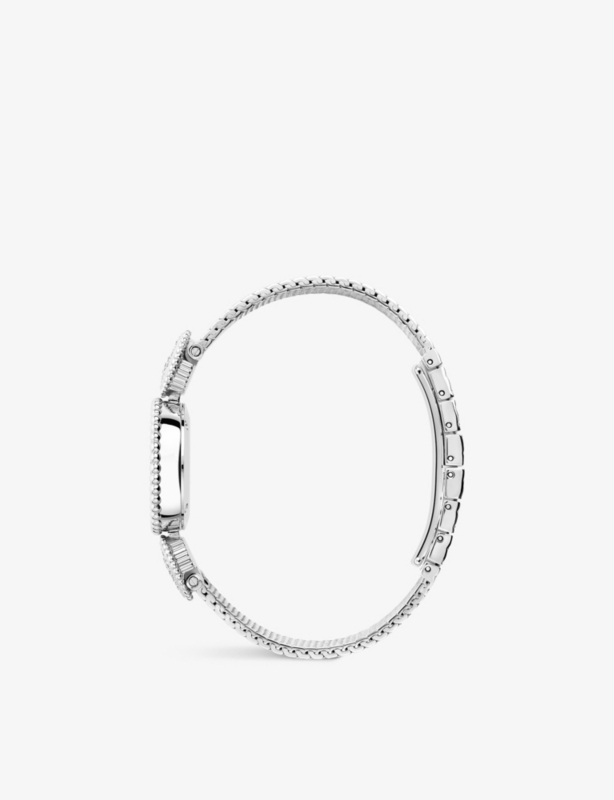 WA015704 Serpent Bohème stainless-steel, 0.6ct diamond and mother-of-pearl watch