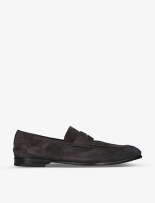 ERMENEGILDO ZEGNA L'Asola suede penny loafers