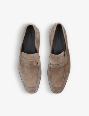 ERMENEGILDO ZEGNA L'Asola suede penny loafers