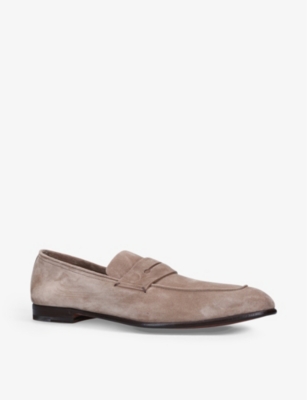 ERMENEGILDO ZEGNA L'Asola suede penny loafers