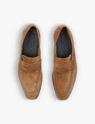 ERMENEGILDO ZEGNA L'Asola suede penny loafers