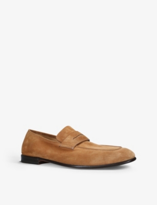 ERMENEGILDO ZEGNA L'Asola suede penny loafers