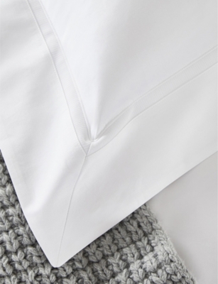THE WHITE COMPANY: Cranleigh 1000 thread Oxford cotton-sateen pillowcase