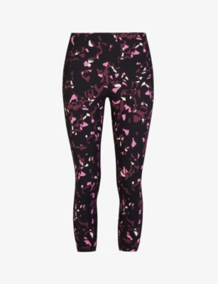 SWEATY BETTY - Power floral-print cropped high-rise stretch-woven leggings