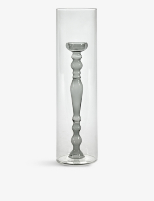 SERAX: Rene Barba medium glass hurricane vase 39cm