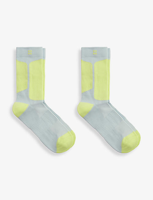 SWEATY BETTY: Training Crew recycled nylon-blend socks