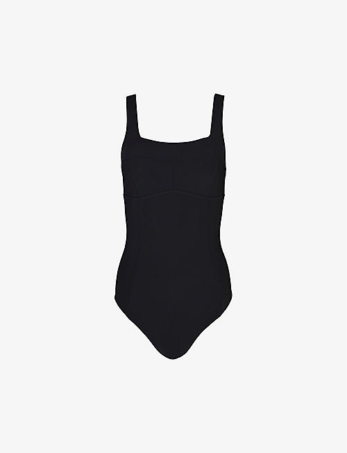 SWEATY BETTY: Brook Xtra Life square-neck swimsuit