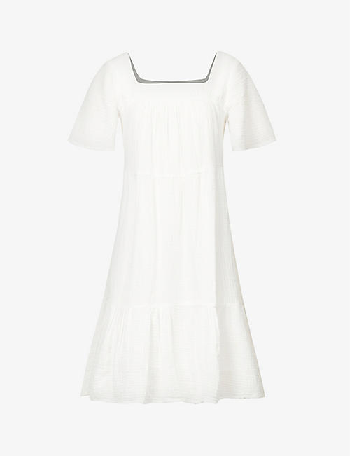 RAILS: Valentina textured cotton mini dress