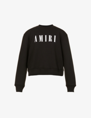 AMIRI Core brand-printed relaxed-fit cotton sweatshirt