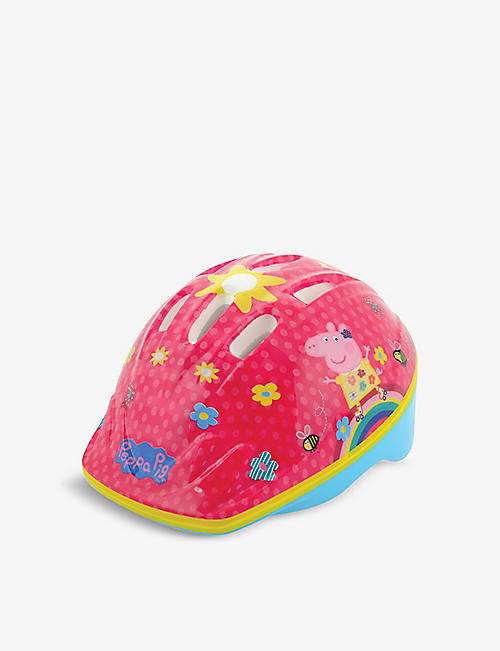 PEPPA PIG: Floral printed safety helmet