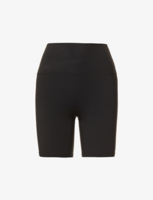 Adanola Ultimate Crop High-rise Stretch-woven Bike Shorts In Black