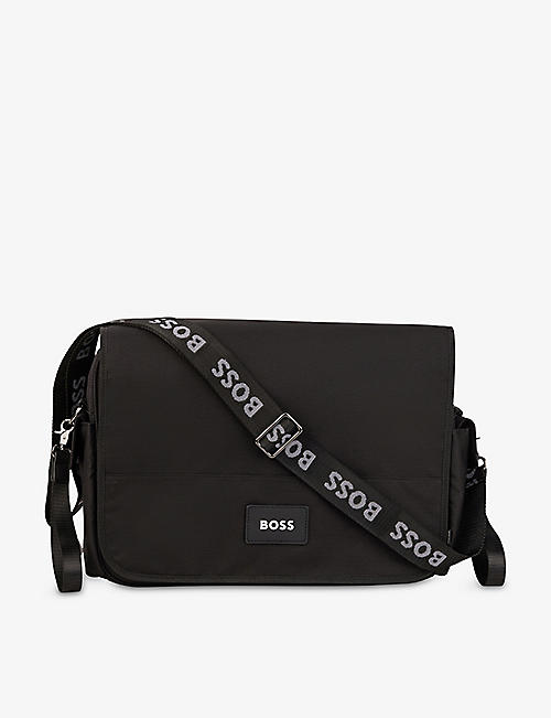 BOSS: Branded woven changing bag
