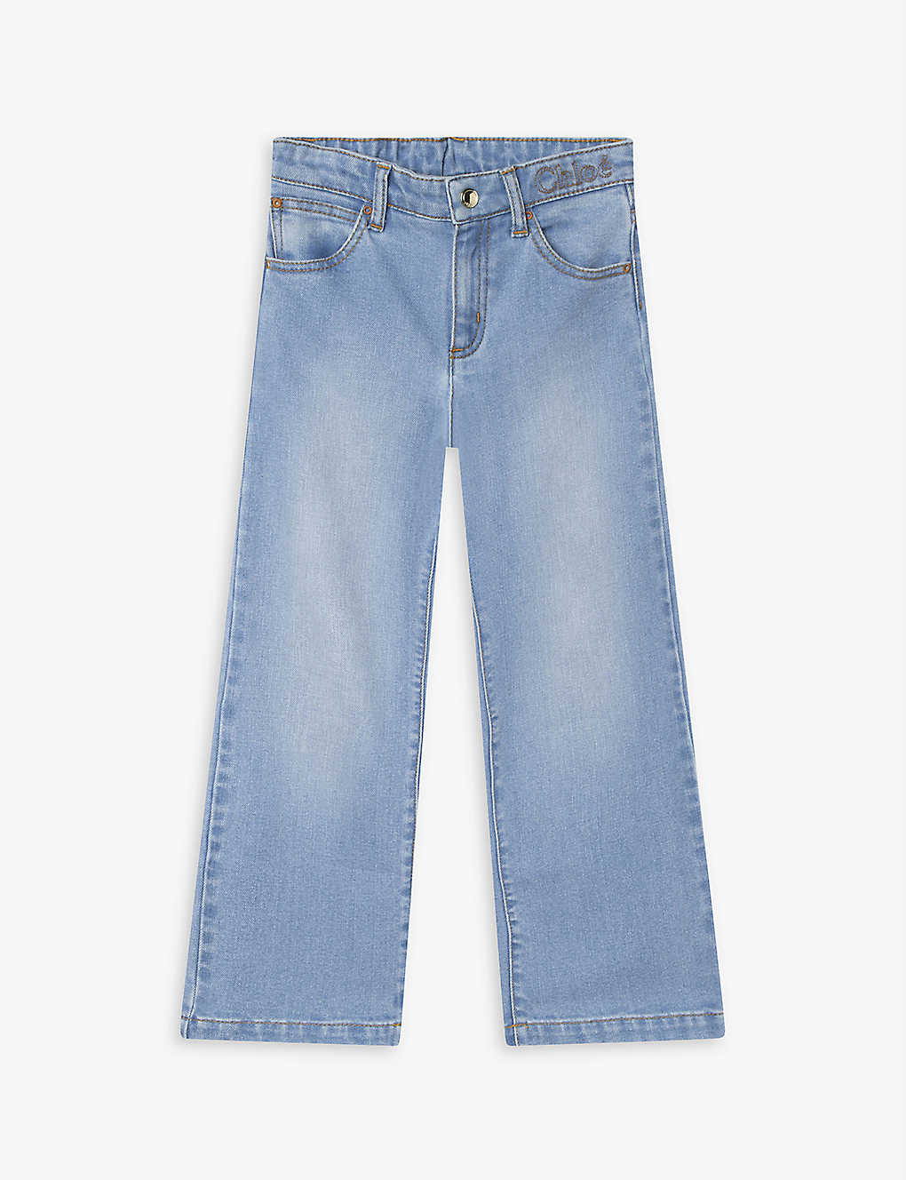 Straight-leg stretch-cotton corduroy trousers 8-14 years Selfridges & Co Girls Clothing Jeans Straight Jeans 