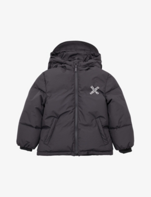 KENZO Cross logo padded shell jacket 6-12 years