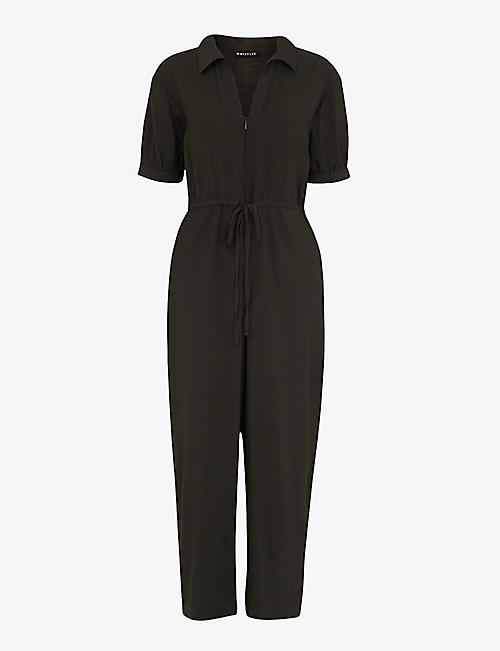 WHISTLES: Jenny relaxed woven jumpsuit