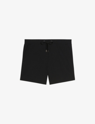 Ted Baker Colne Mid-rise Swim Shorts In Black