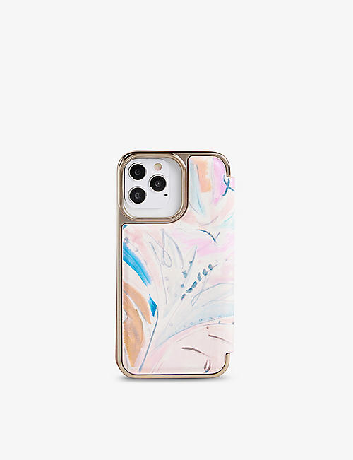 TED BAKER: Saliy floral-print iPhone 13 Pro case