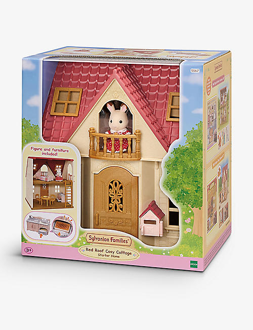 SYLVANIAN FAMILIES: Red Roof Comfort Cottage 玩具套装