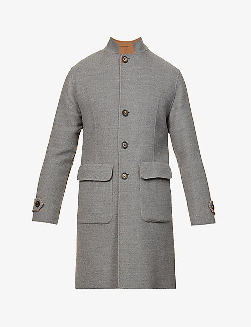 ELEVENTY: Reversible wool coat
