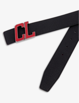 CHRISTIAN LOUBOUTIN Happy Rui leather belt