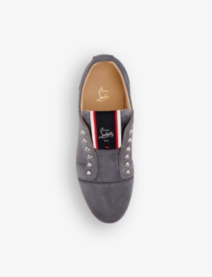 CHRISTIAN LOUBOUTIN F.A.V Fique A Vontade leather low-top trainers