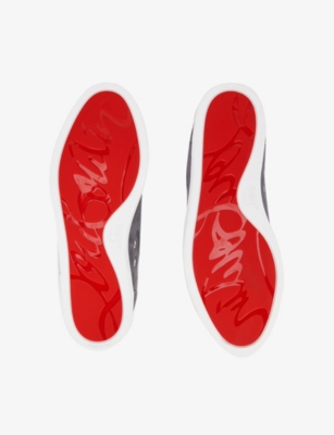 CHRISTIAN LOUBOUTIN F.A.V Fique A Vontade leather low-top trainers