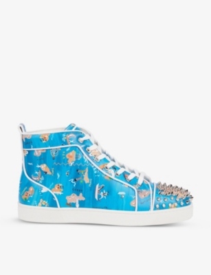 mcm high trainers blue