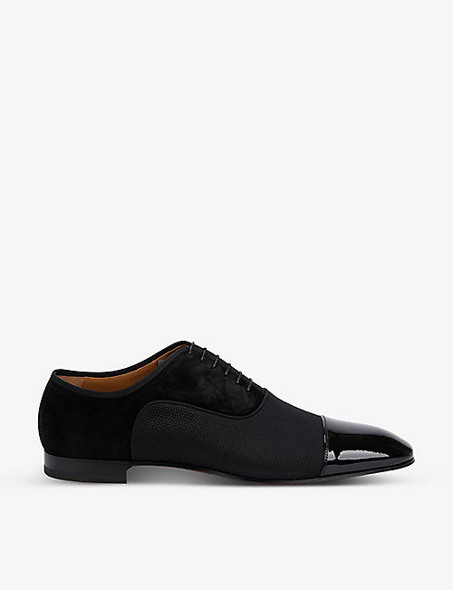 CHRISTIAN LOUBOUTIN: Greggo leather Oxford shoes