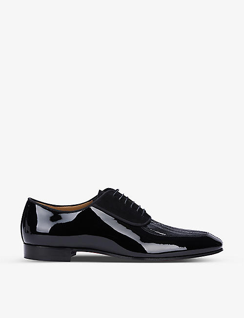 CHRISTIAN LOUBOUTIN: Lafitte 20 leather Oxford shoes