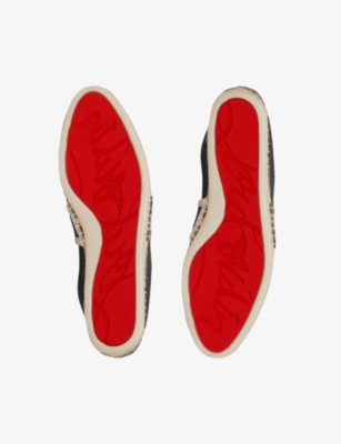 CHRISTIAN LOUBOUTIN Nanoletta leather espadrilles