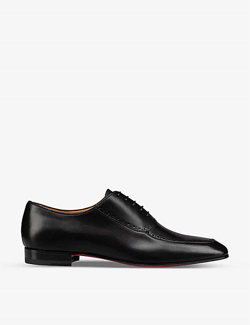 CHRISTIAN LOUBOUTIN: Lafitoch leather derby shoes